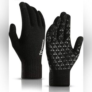 TRENDOUX Winter Gloves – Touch Screen Thermal Knit | Unisex | NWT | Black
